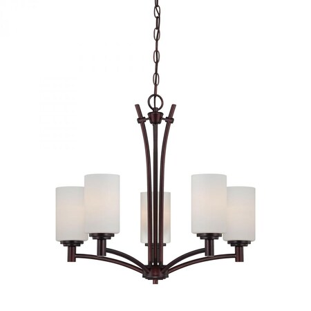 Thomas Pittman 5-Light Chandelier in Sienna Bronze 190041719